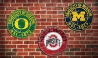 NCAA Vintage Distressed Sign