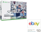 Xbox One S 1TB Console Madden 17 Bundle w/ $50 eBay GC