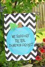 Teal Pumpkin Project Garden Flag