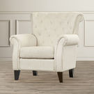 Alcott Hill Springfield Tufted Upholstered Arm Chair