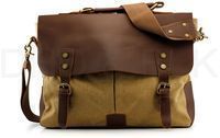 Men's Canvas Military Messenger Travel Bag