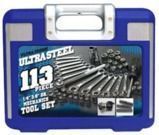 Ultra Steel 113-Pc. Mechanics Tool Set