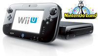 Black Wii U 32GB Deluxe + Nintendo Land (Factory Refurb)