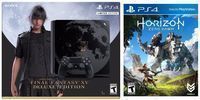 PS4 1TB Final Fantasy XV Ltd. Edition + Horizon: Zero Dawn