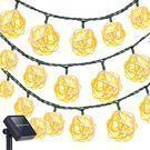 Oak Leaf 23-Foot 30-LED Solar Light Strand