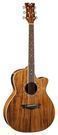 Dean EKOA Exotica Koa Wood Acoustic-Electric Guitar