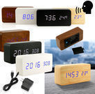 Wooden Digital LED Alarm Clock