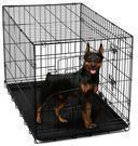 OxGord 24 Heavy Duty Foldable Double Door Dog Crate