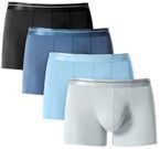 Lapasa Men's 4-Pack Boxer Briefs