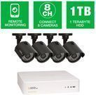 Q-See 8-Channel 720p 1TB Surveillance System w/ 4 Cameras