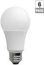 TCP 6pk 60W Equivalent 5000K A19 Non-Dimmable LED Bulbs