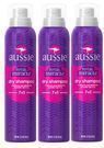 Aussie Total Miracle Collection Dry Shampoo, 3 Pack