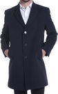 Alpine Swiss Men's Luke Wool Tailored Walker Overcoat