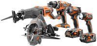 Ridgid 18-volt 5-Piece Cordless Combo Set