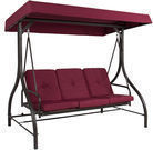 Burgundy Converting Outdoor Canopy Swing