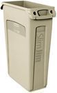 Rubbermaid Slim Jim 23-Gallon Plastic Trash Receptacle