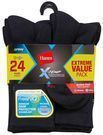 Hanes Men's X-Temp Active Cool Crew Socks Value (24-Pack)