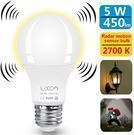 Luxon 5-watt Motion Sensor Light Bulb