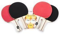 STIGA Performance 4-Player Table Tennis Racket Set