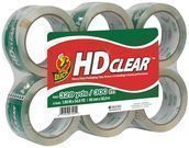6-Pack Duck HD Clear Heavy Duty Packaging Tape Refill