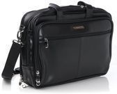 AlpineSwiss: Monroe Leather Laptop Briefcase