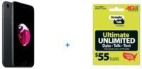 32GB iPhone 7 Prepaid Smartphone + $55 Unlimited 30-Day Plan