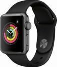 Apple Series 3 38mm Watch in Space Gray w/ Black Sport Band