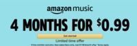4 Months Amazon Music