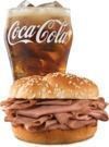 Free Classic Roast Beef Sandwich w/ Soft Drink Purchase