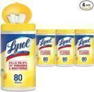 4pk of Lysol Disinfecting Wipes
