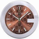 GUCCI Brown GG Pattern Dial Table Clock (5 Styles)