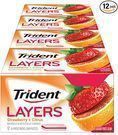 12-Pack 14-Count Trident Layers Sugar Free Gum