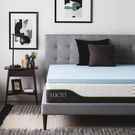 Lucid 2 Queen Gel Infused Memory Foam Mattress Topper